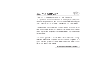 2015 KIA Rondo Owners Manual
